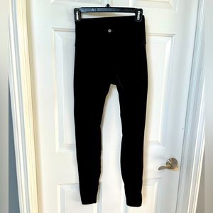 - Lulu Lemon leggings Size 6 Black